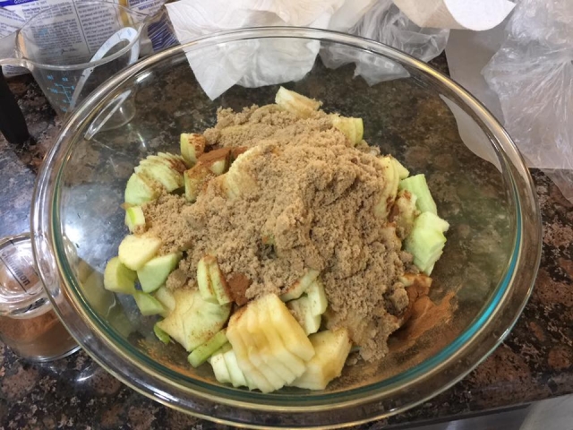 Apples with Brown Sugar and Cinnamon