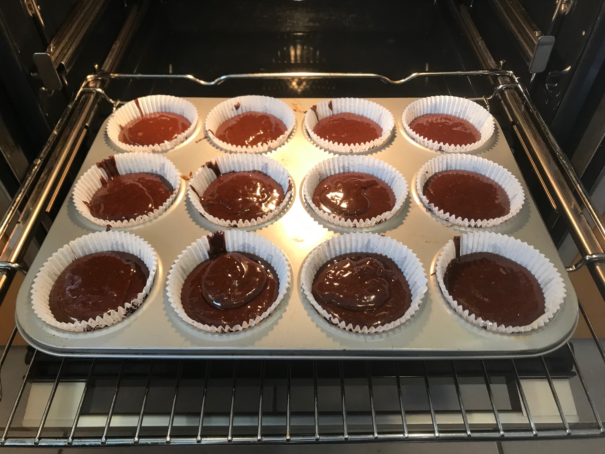 Muffins before